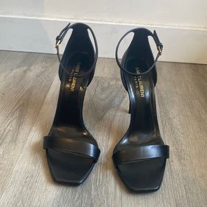 Accepting offers! Authentic Saint Laurent Black Sandal Heels